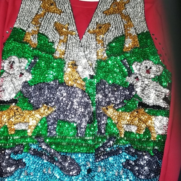 Bali Gem vest vintage/retro 80,s - Picture 7 of 10